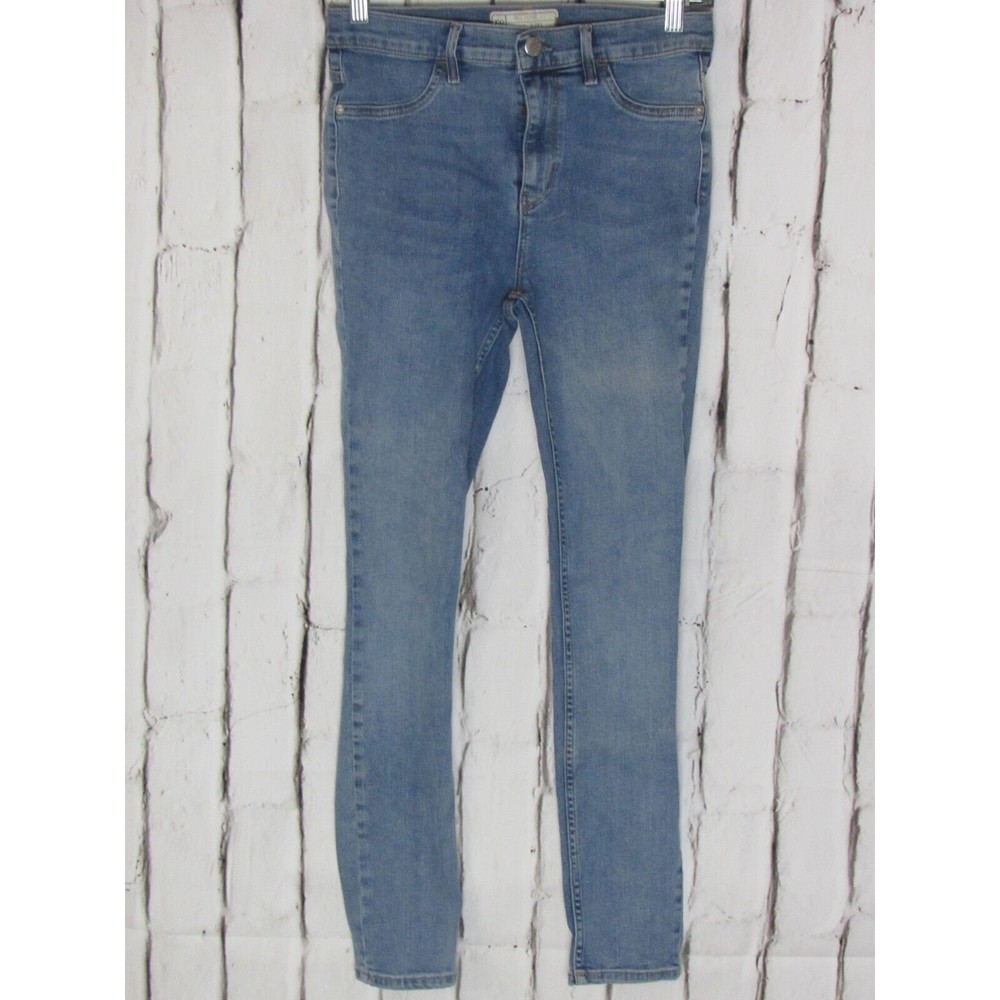 Free People Women Jeans Size 28S Blue High Rise 10" Skinny Classic Denim - Picture 1 of 3